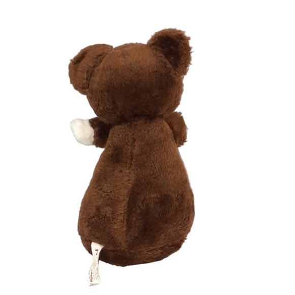 Vintage Russ Berrie Hanna Brown Teddy Bear Korea Plush Stuffed Toy 8" - Picture 5 of 7